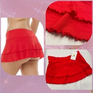 Body Glove Smoothies Lambada Skirt In Red